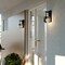 Vaxcel Keeler 1 Light Matte Black Indoor Outdoor Wall Sconce Clear Glass Globe Shade, LED Compatible T0714 - alternate 4